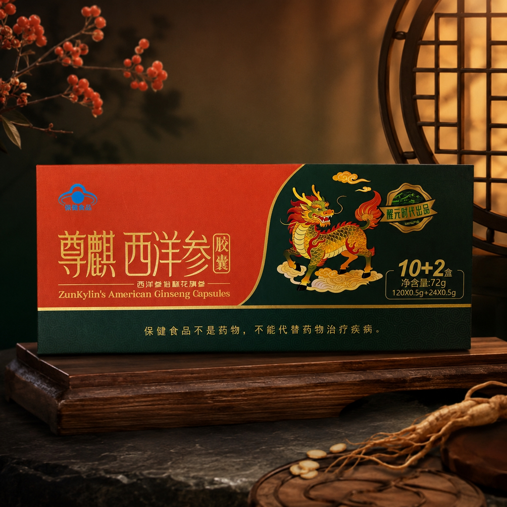 尊麒®西洋参胶囊（无糖）